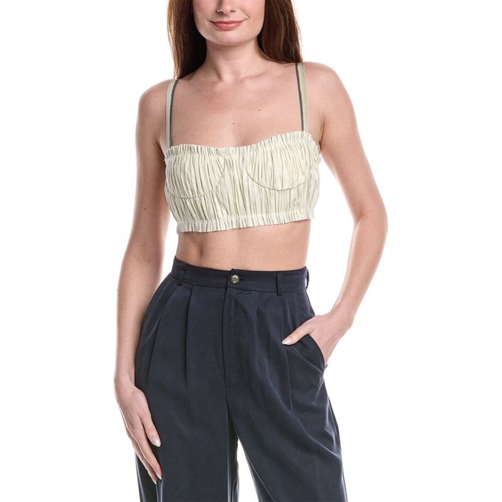 Alexis Womens  Nora Linen-Blend Top